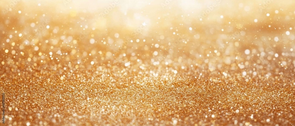 A gold background with a lot of glitter A gold background with a lot of glitter