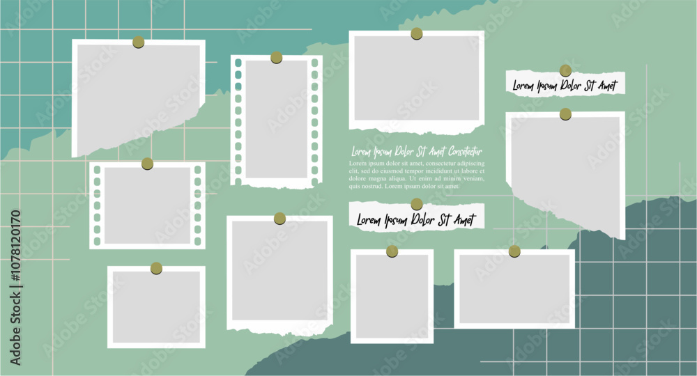 Pictures or photos frame collage layout abstract photo frames and digital photo wall template Pictures or photos frame collage layout abstract photo frames and digital photo wall template
