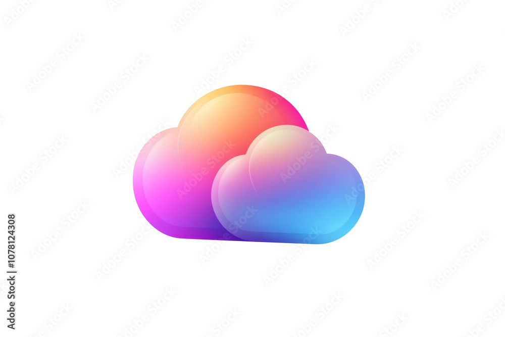 Abstract colorful gradient blob shape with a smooth and fluid form, blending vibrant hues of pink, blue, and orange, creating a modern and creative 3D look. Abstract colorful gradient blob shape with a smooth and fluid form, blending vibrant hues of pink, blue, and orange, creating a modern and creative 3D look.