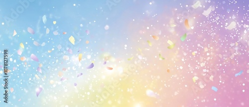 A colorful background with a lot of white and blue and pink and yellow