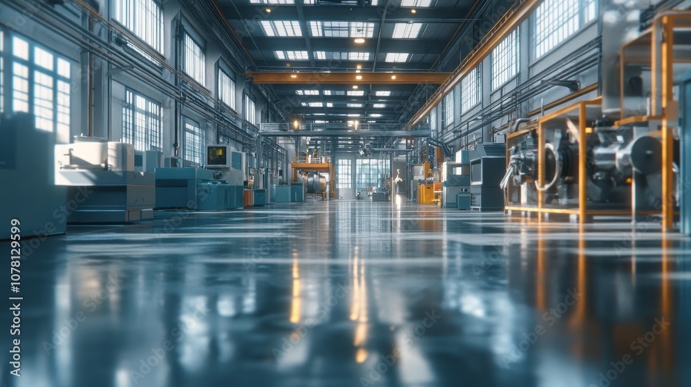 Empty Industrial Factory Empty Industrial Factory