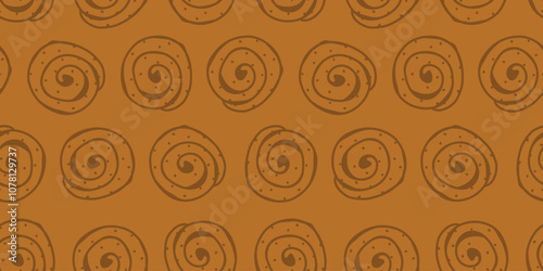 cookie seamless pattern background. chocolate chips pattern background. Cartoon illustration of Cookies. biscuits illustration. 