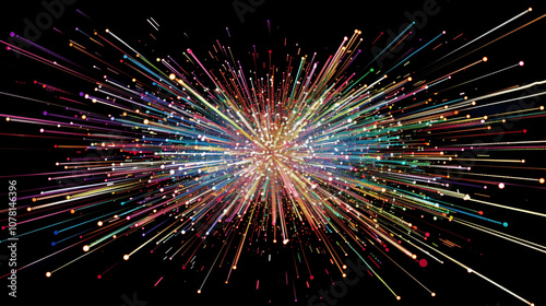 fireworks in the night