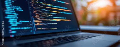 Penetration tester running code to check network defenses, focus on cybersecurity vulnerabilities, photorealistic