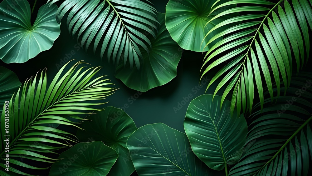green leaves background green leaves background