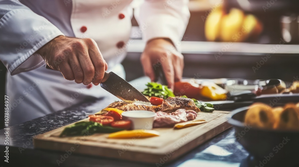 Food prepared by a Canadian chef Canadian chefs prepare high quality food. An organized and friendly kitchen Food prepared by a Canadian chef Canadian chefs prepare high quality food. An organized and friendly kitchen