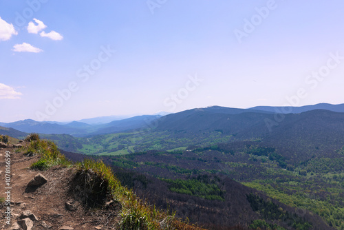 mountain landscape with sky