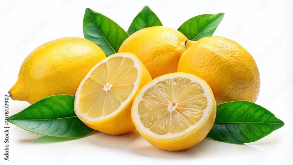 Crisp lemon slices, backlit and bold. Crisp lemon slices, backlit and bold.