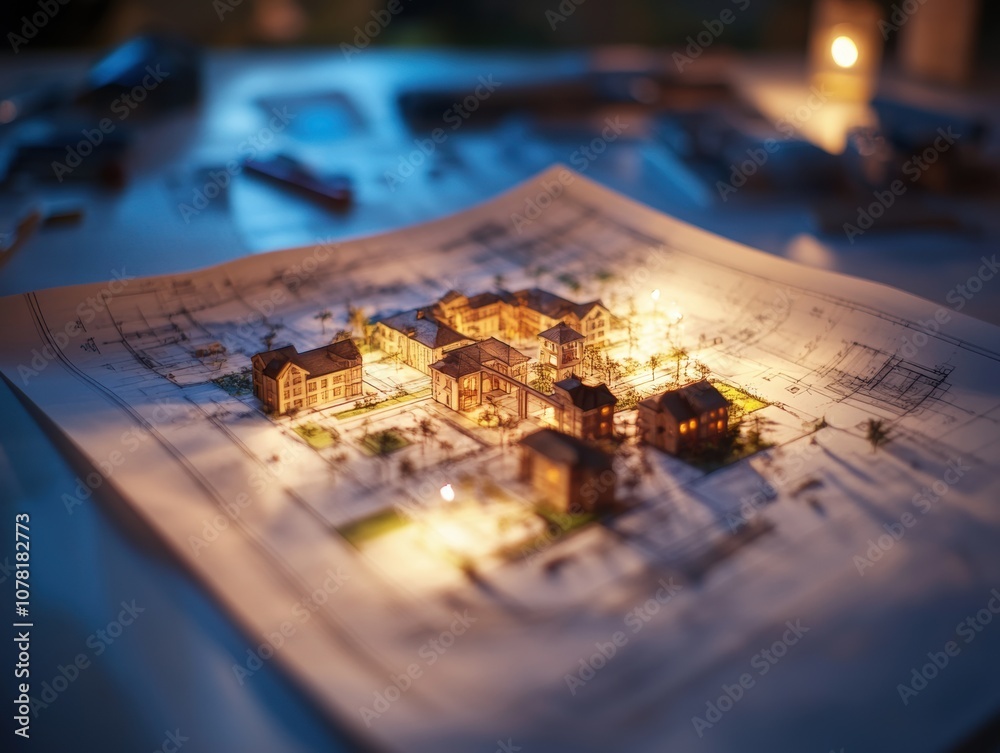 Detailed blueprint featuring a well-defined plan with clear specifications for project success. Detailed blueprint featuring a well-defined plan with clear specifications for project success.