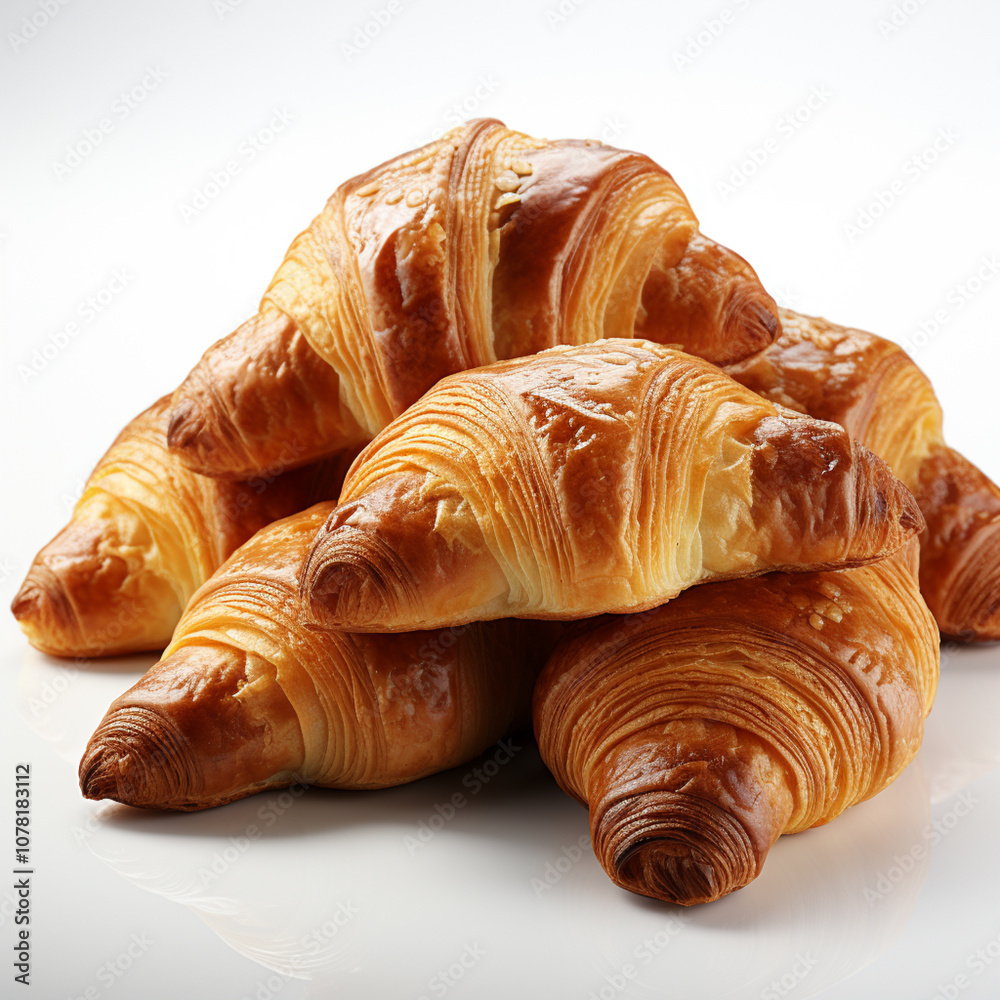 croissant on a white background
croissant on a white background