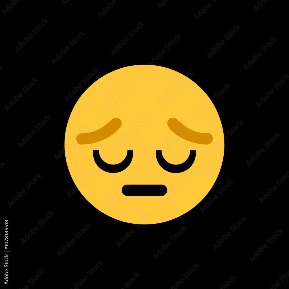 Fototapeta premium Sleepy Emoji