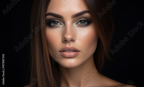 Stunning portrait of a young woman