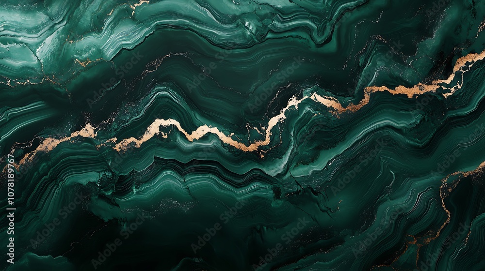 Rich dark green background with a smooth polished texture Rich dark green background with a smooth polished texture