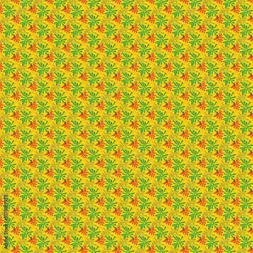 Green and red coloured patten background 
