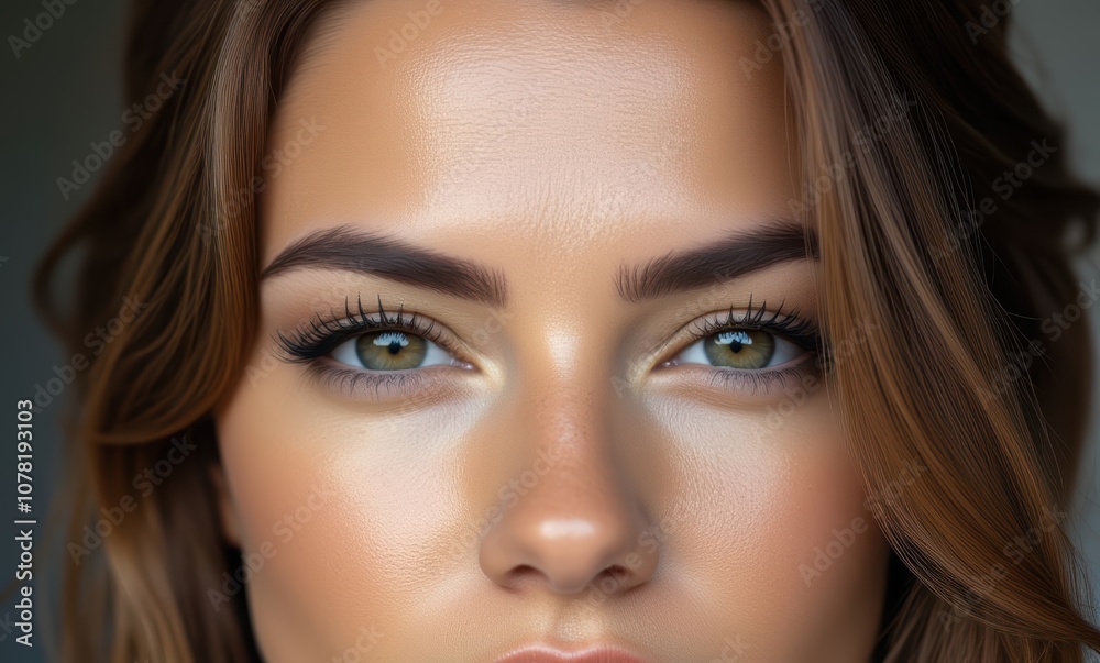 Close-up of a beautiful young woman Close-up of a beautiful young woman