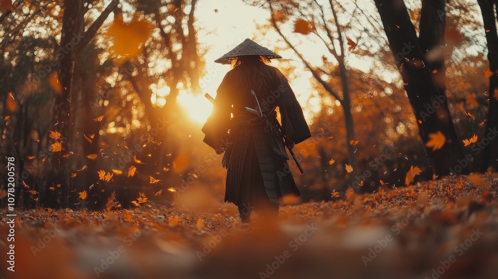Autumn Samurai in the Forest Autumn Samurai in the Forest