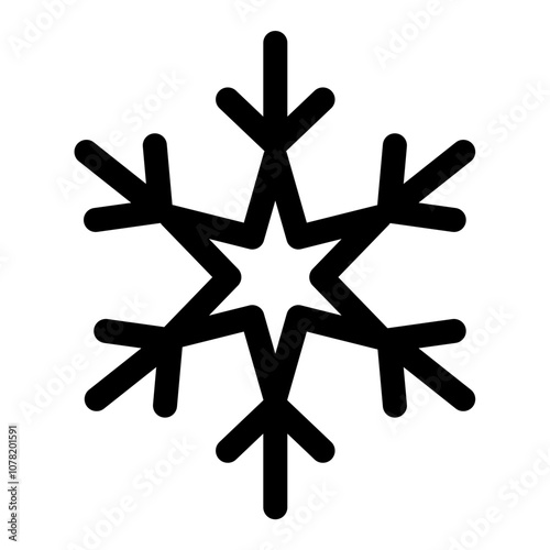 christmas snowflake icon
