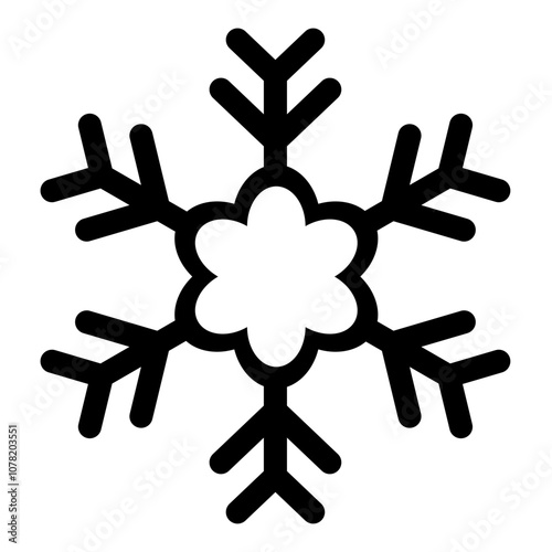 christmas snowflake icon