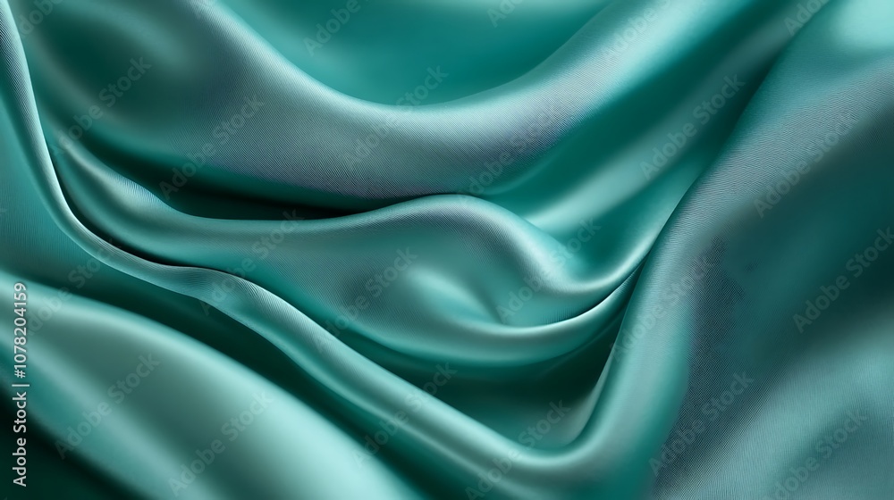 Obraz premium Solid teal background with a smooth texture