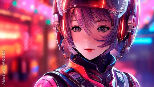 Techno Rider Girl