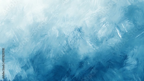 Wallpaper Mural Soft blue gradient texture with abstract shapes for elegant background art Torontodigital.ca
