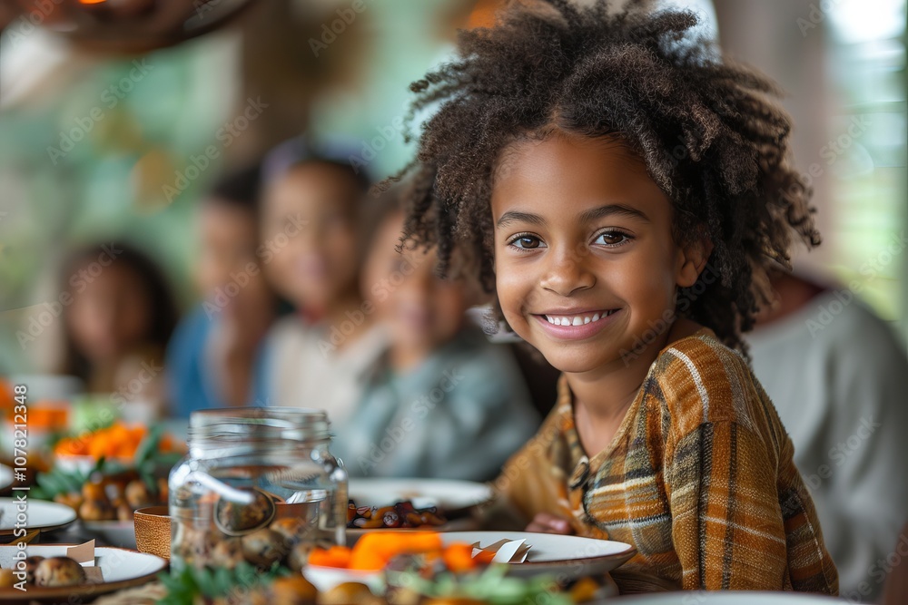 Warm Family Breakfast Moment in Comfortable Home Atmosphere Warm Family Breakfast Moment in Comfortable Home Atmosphere