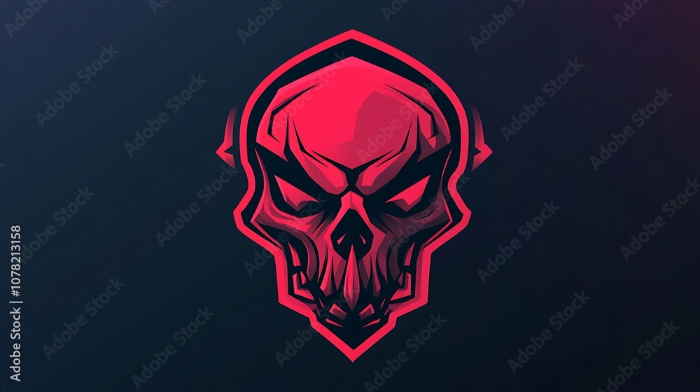 Fiery Skull Illustration Fiery Skull Illustration