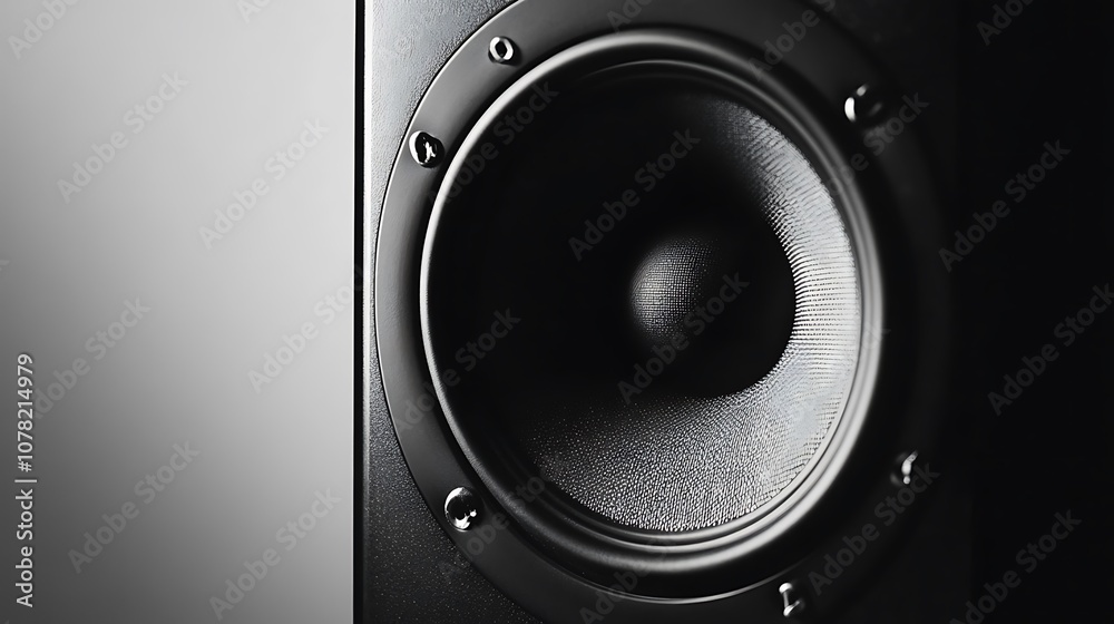 Single Speaker on White Background Single Speaker on White Background
