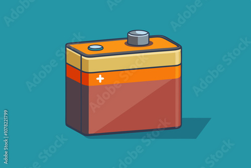  Single-Use Battery vector art illustration