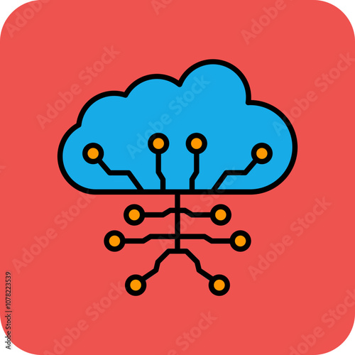 Cloud computing Icon