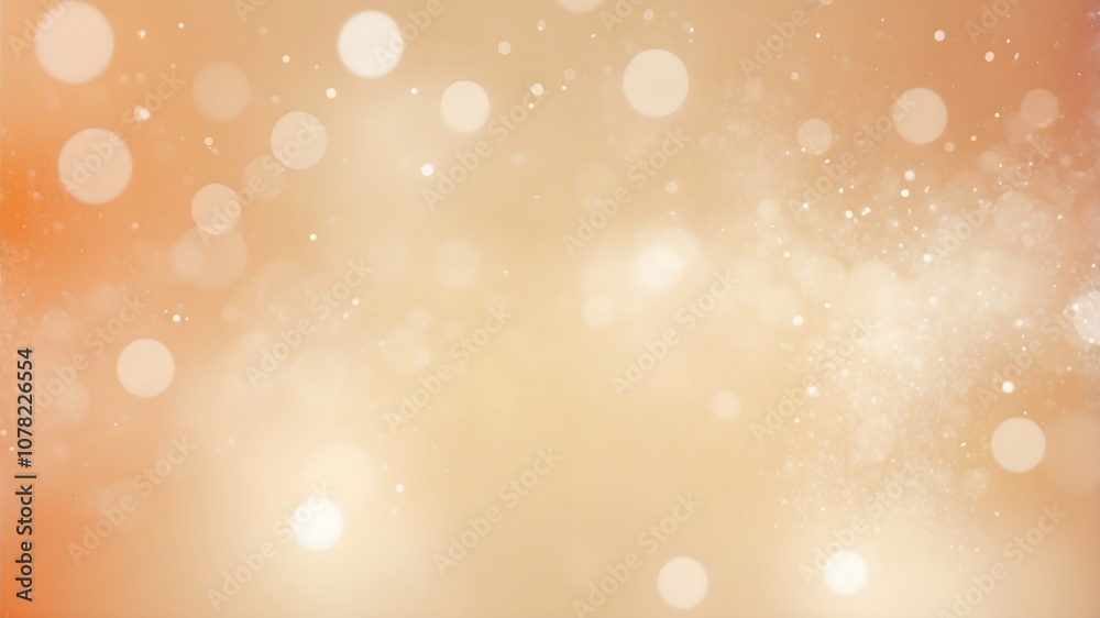 Dreamy Cream Toned Background with Bokeh Lights for Festive Vibes Dreamy Cream Toned Background with Bokeh Lights for Festive Vibes