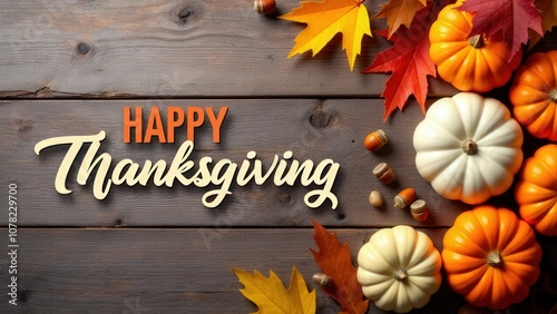 Blessed happy and blessed thanksgiving layout with soft lighting and cozy seasonal decor.