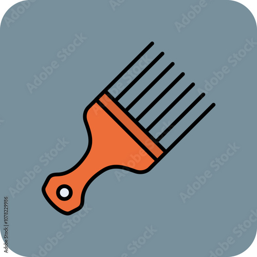 Afro comb Icon