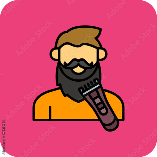 Beard trimming Icon