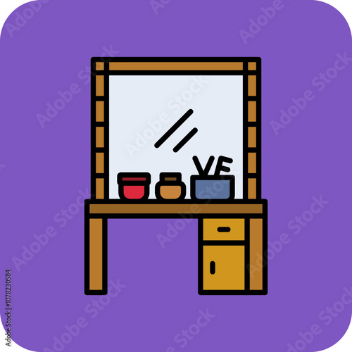 Barber table Icon