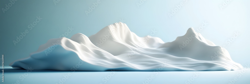 Obraz premium 3D rendering premium minimalist abstract background, plaster aromatherapy base, space, 3D, camera 4D, business, wallpaper, background, poster, advertising, promotion, base map