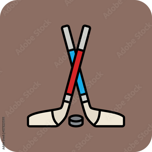 Ice Hockey Icon