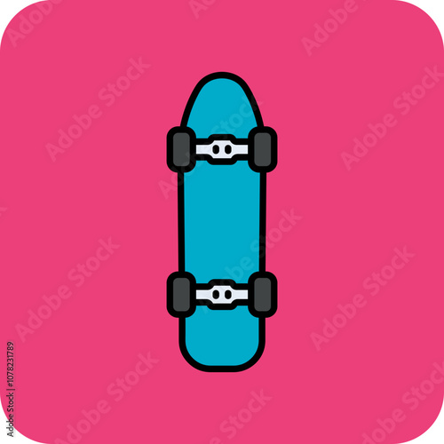 Skateboard Icon