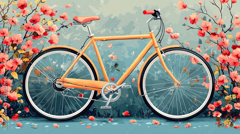 Fototapeta premium bicycle vector pattern
