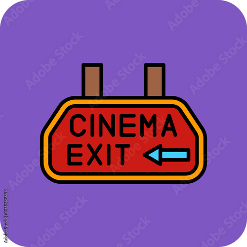 Cinema exit Icon