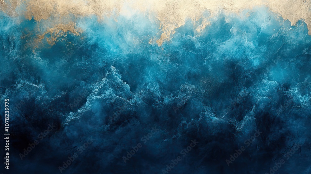 Fototapeta premium blue background marble abstract texture pattern gold watercolor gray white dark paint green luxury background silver blue marble ombre wall color canvas fluid ink gradient water concrete wash art