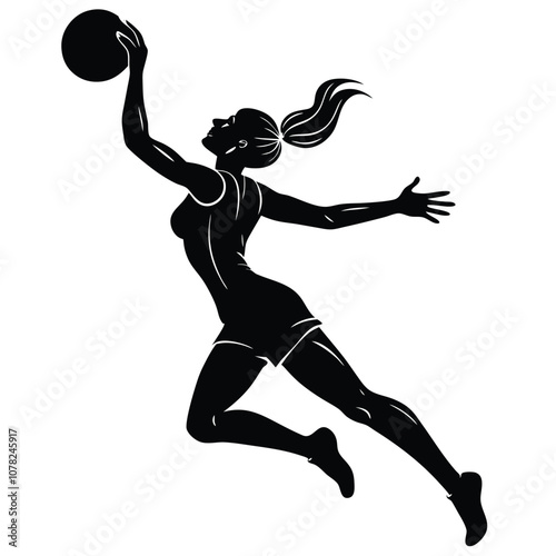 silhouette of a person jumping