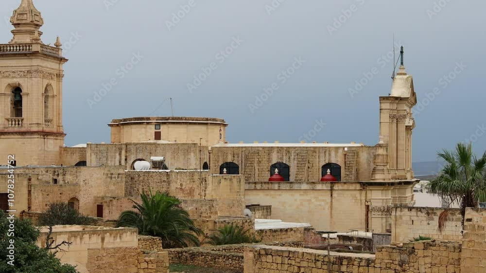 the citadel of victoria on gozo island 4k 25fps video the citadel of victoria on gozo island 4k 25fps video