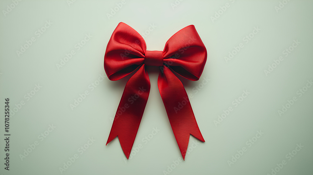 Luxurious red gift ribbon bow white background for elegant and festive celebrations, perfect for holiday gift wrapping, birthday presents, and special occasions Luxurious red gift ribbon bow white background for elegant and festive celebrations, perfect for holiday gift wrapping, birthday presents, and special occasions