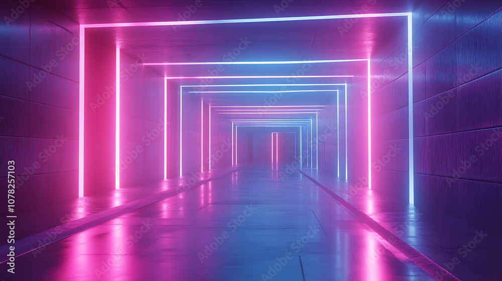 Echoing sound waves in empty, dimly lit tunnel, 8k, hyper realistic, real life based. Echoing sound waves in empty, dimly lit tunnel, 8k, hyper realistic, real life based.