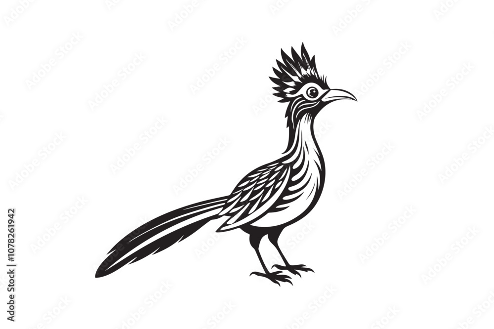 Greater Roadrunner silhouette vector bundle illustration, Greater Roadrunner silhouette Greater Roadrunner silhouette vector bundle illustration, Greater Roadrunner silhouette