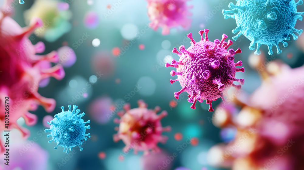 Explore the microscopic world of viruses 3d rendering of pathogen structures Explore the microscopic world of viruses 3d rendering of pathogen structures