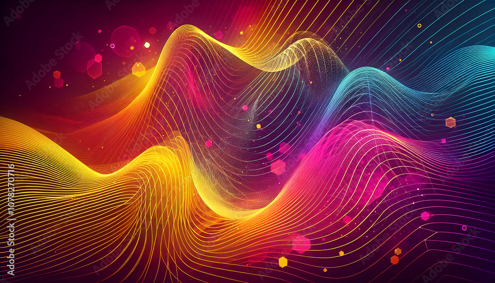 20 Gradient Abstract Wireframe Background with Yellow to Pink Transition and Modern Waves4 20 Gradient Abstract Wireframe Background with Yellow to Pink Transition and Modern Waves4