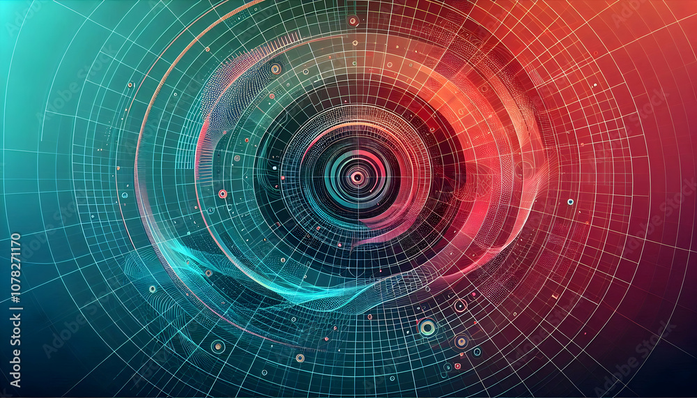 15 Gradient Abstract Wireframe Background with Teal to Red Transition and Digital Grid2 15 Gradient Abstract Wireframe Background with Teal to Red Transition and Digital Grid2