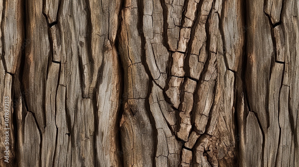 Tree bark texture with natural streaks and small crack detail Tree bark texture with natural streaks and small crack detail